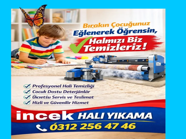 Çocuğunuz Keyifle Oynasın, Halı Temizliğini Biz Üstlenelim