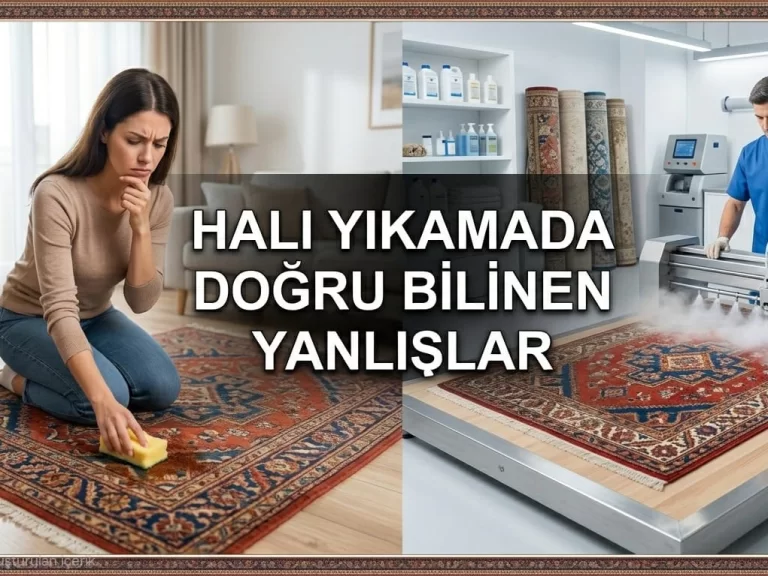 HALI YIKAMA DA DOĞRU BİLİNEN YANLIŞLAR