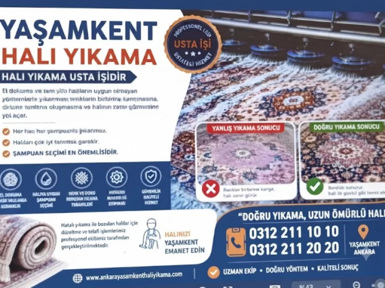 Halı Yıkama Usta İşi Gerektirir