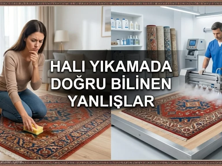  Halı Yıkamada Doğru Bilinen Yanlışlar